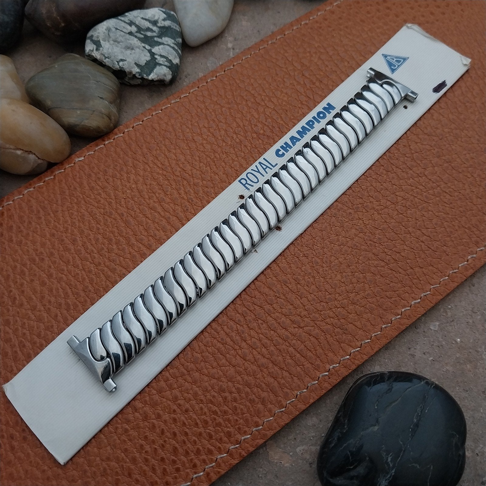 19mm 16mm Stainless JB Royal Champion Classic Stretch 1940s Vintage Watch Band