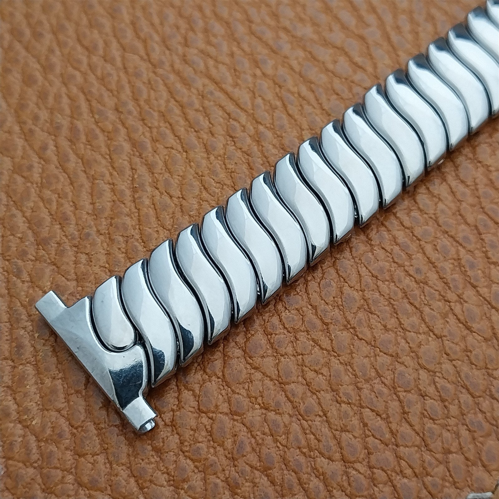 19mm 16mm Stainless JB Royal Champion Classic Stretch 1940s Vintage Watch Band