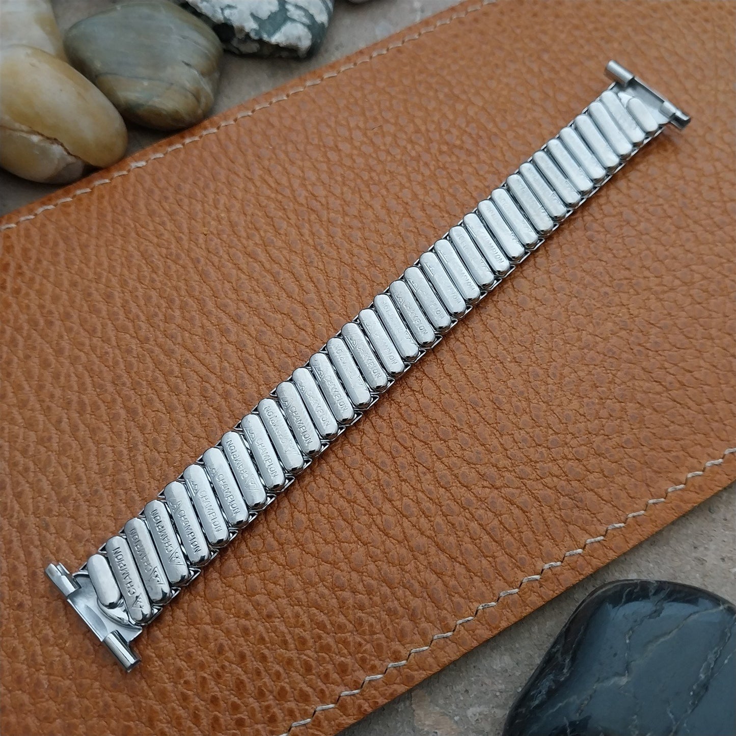 19mm 16mm Stainless JB Royal Champion Classic Stretch 1940s Vintage Watch Band