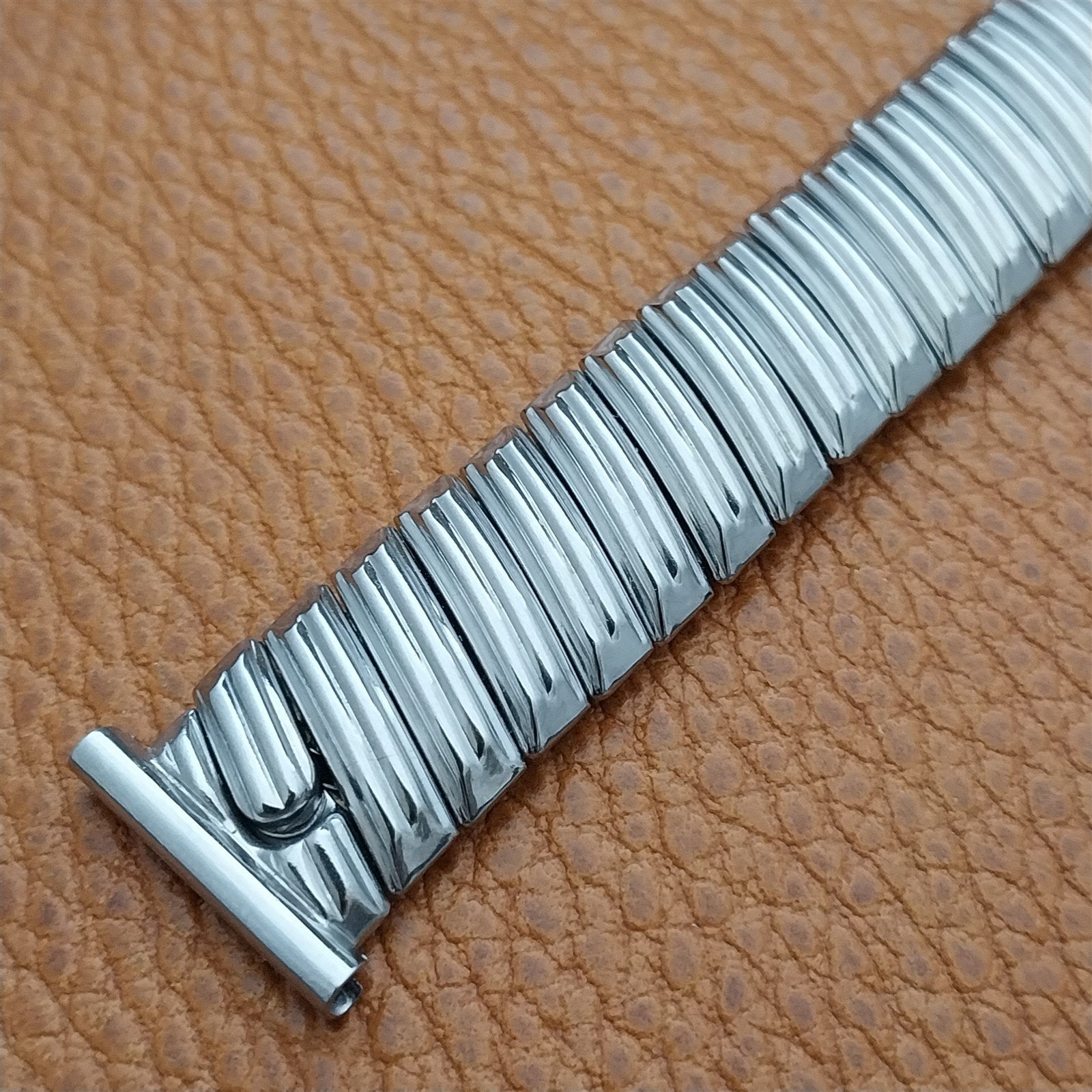Vintage 19mm 18mm 16mm Stainless Stretch Bretton Unused Classic 1940s Watch Band