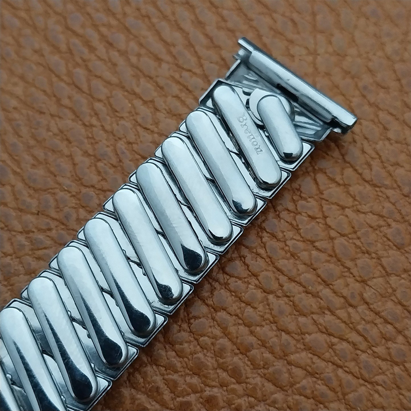 Vintage 19mm 18mm 16mm Stainless Stretch Bretton Unused Classic 1940s Watch Band