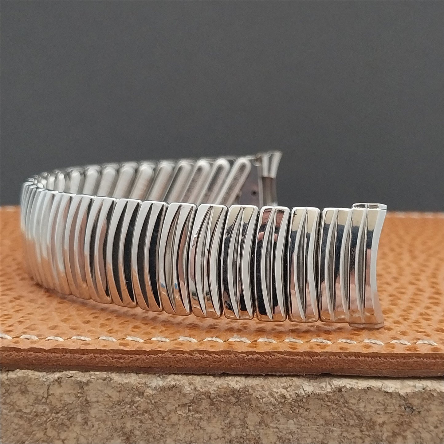 19mm 18mm 17.2mm JB Champion Stainless Steel Unused 1950s Vintage Watch Band