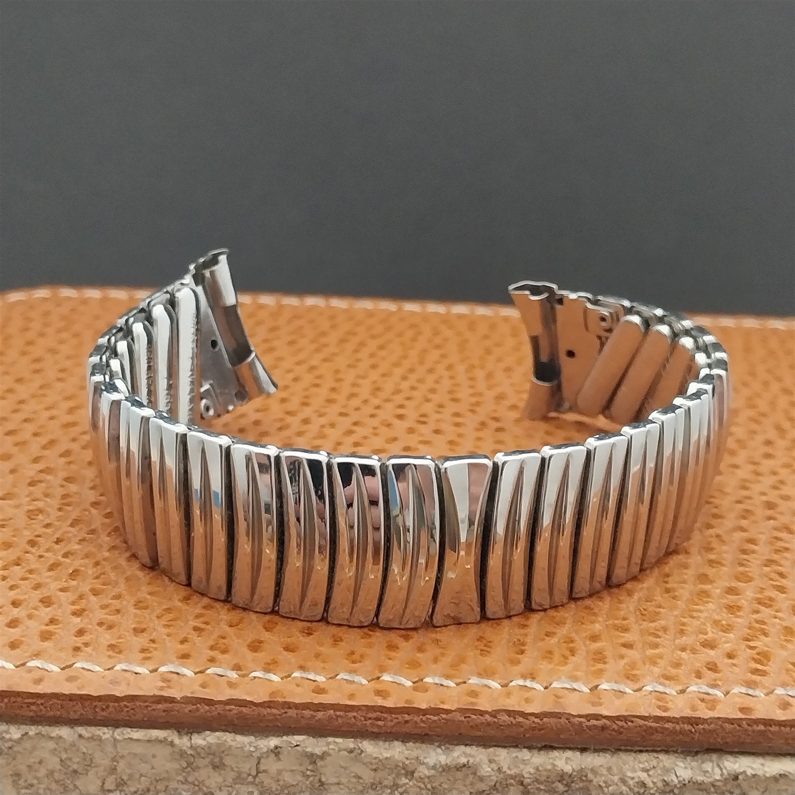 19mm 18mm 17.2mm JB Champion Stainless Steel Unused 1950s Vintage Watch Band