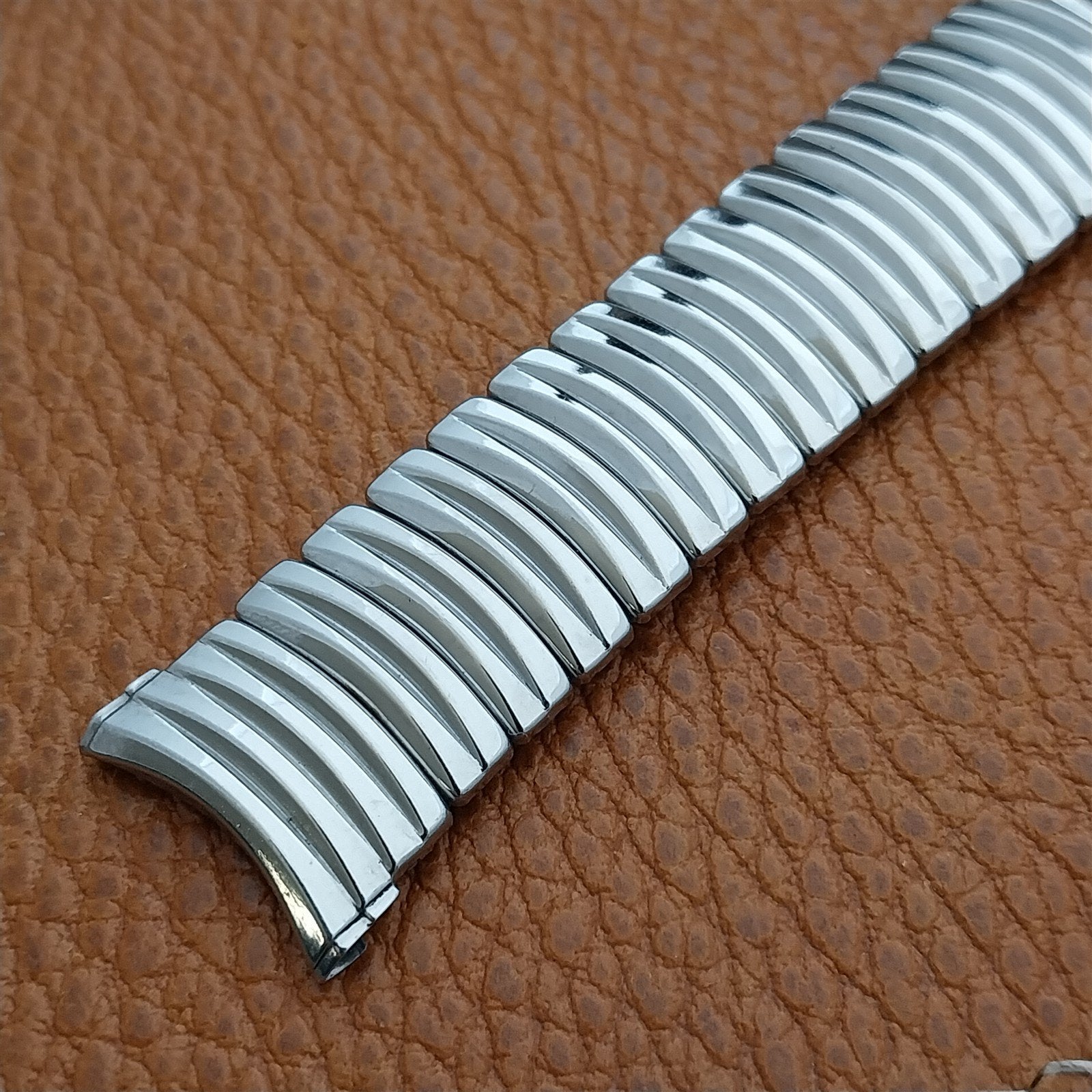 19mm 18mm 17.2mm JB Champion Stainless Steel Unused 1950s Vintage Watch Band