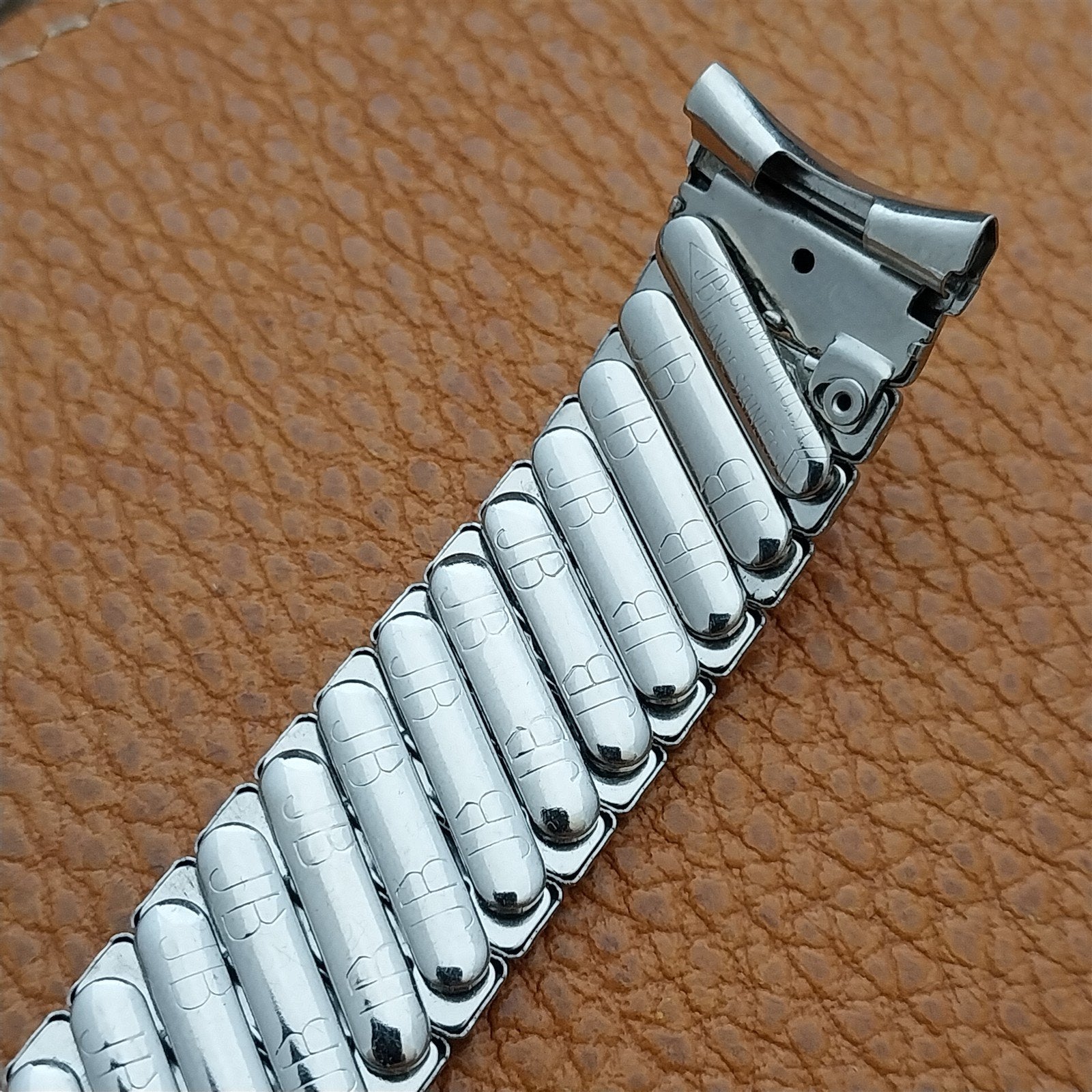 19mm 18mm 17.2mm JB Champion Stainless Steel Unused 1950s Vintage Watch Band