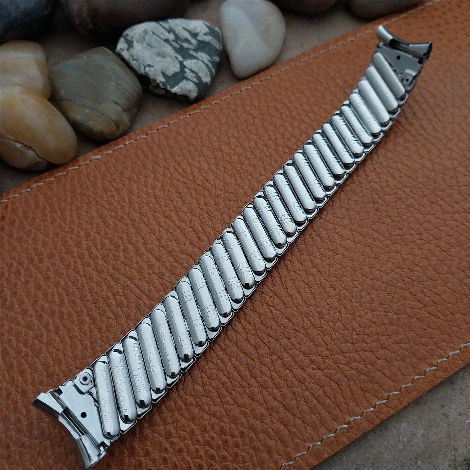19mm 18mm 17.2mm JB Champion Stainless Steel Unused 1950s Vintage Watch Band