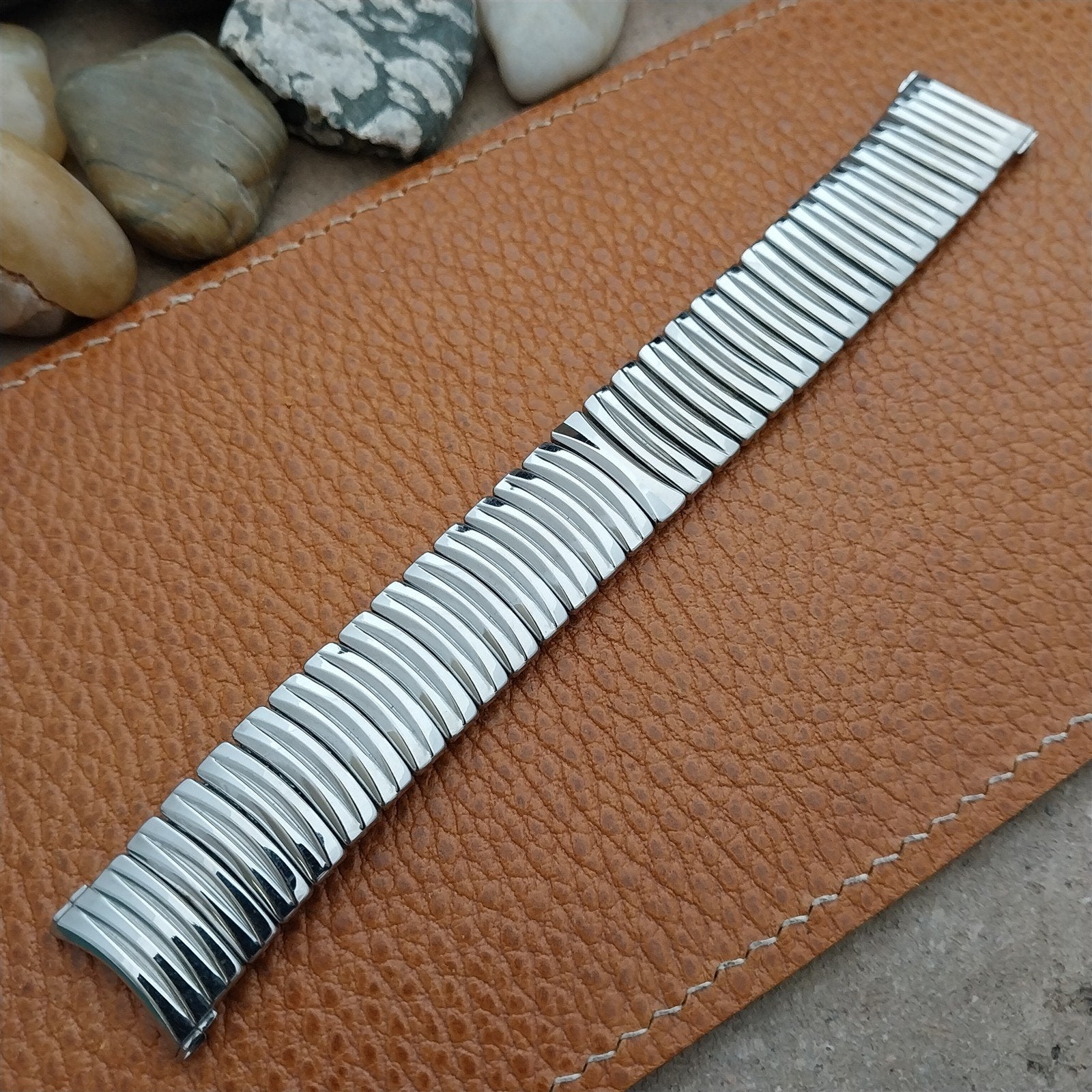 19mm 18mm 17.2mm JB Champion Stainless Steel Unused 1950s Vintage Watch Band