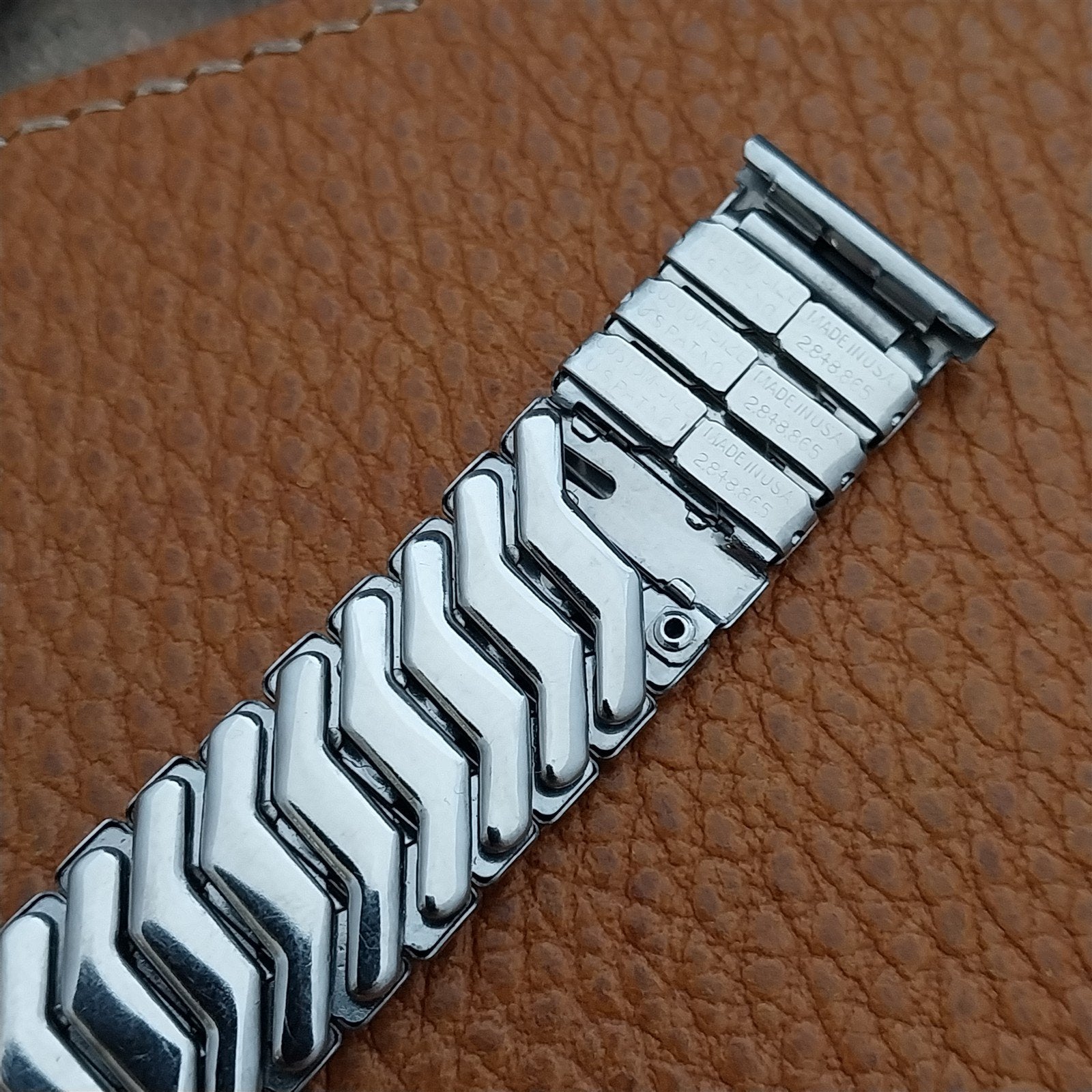 Vintage 17.2mm 17mm Duchess Stainless Steel Classic 1950s Unused Watch Band