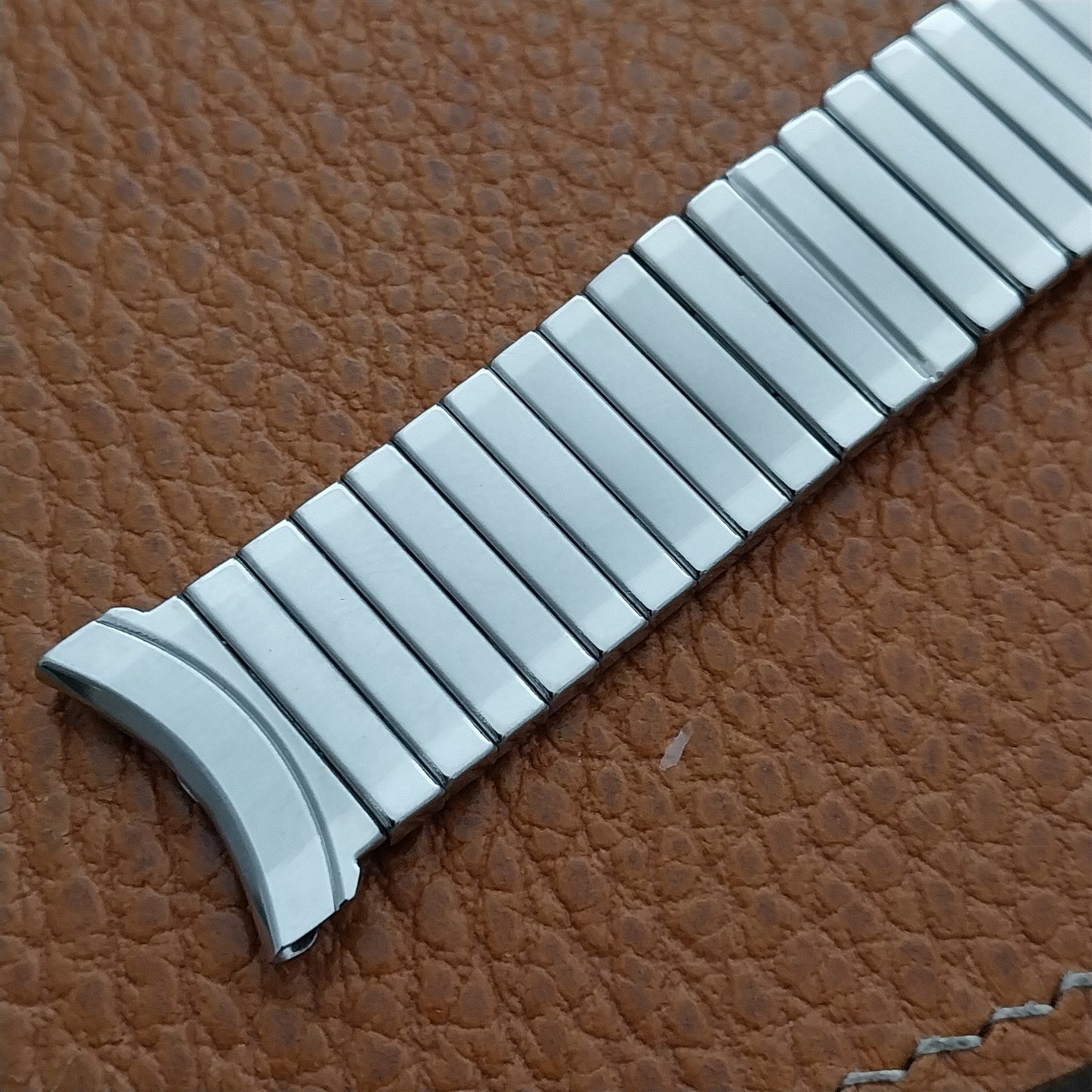 17mm 18mm 19mm JB Champion Stainless Steel Stretch nos 1960s Vintage Watch Band