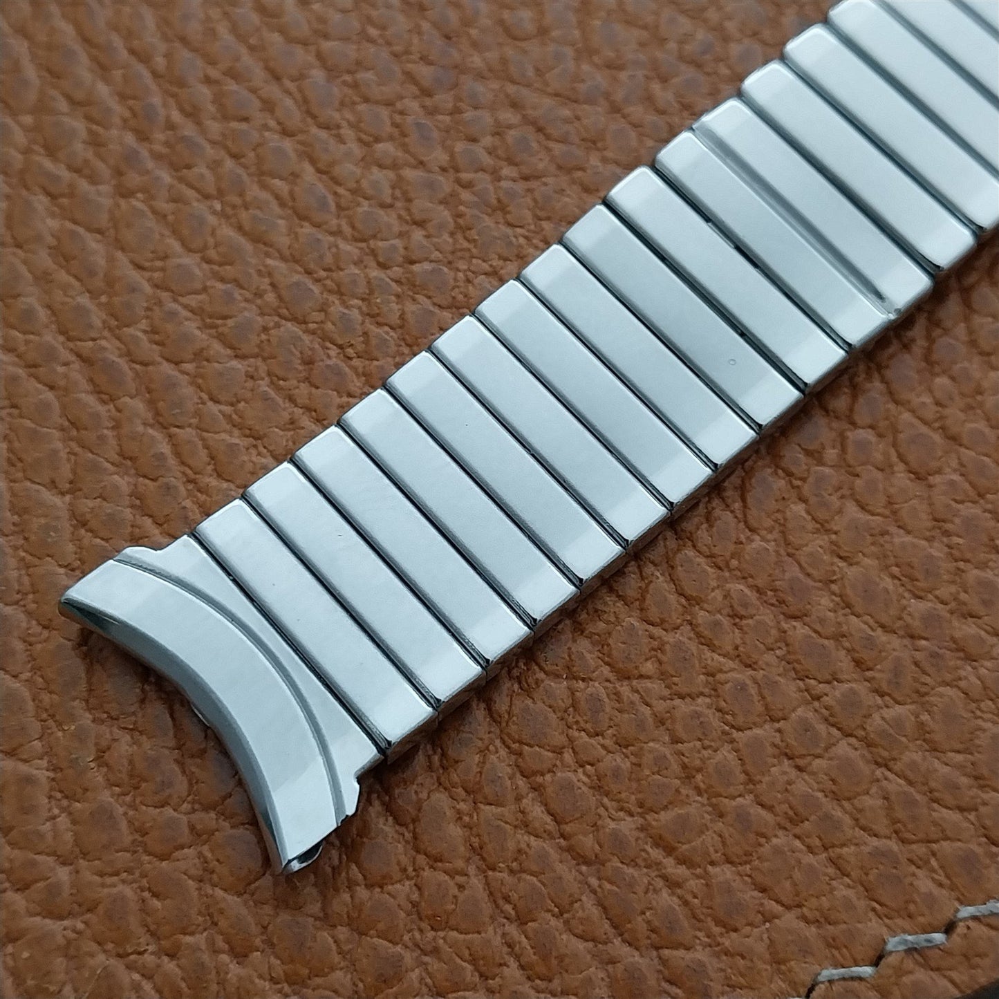 17mm 18mm 19mm JB Champion Stainless Steel Stretch nos 1960s Vintage Watch Band