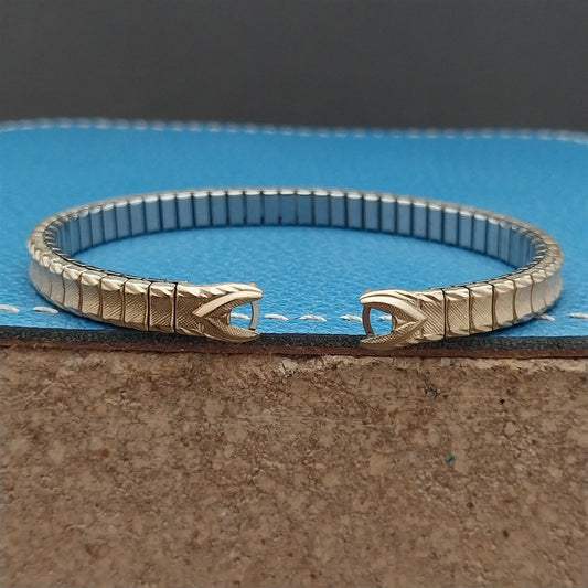 Vintage Ladies Rolled Gold Plate Speidel Unused Classic Cocktail Watch Band