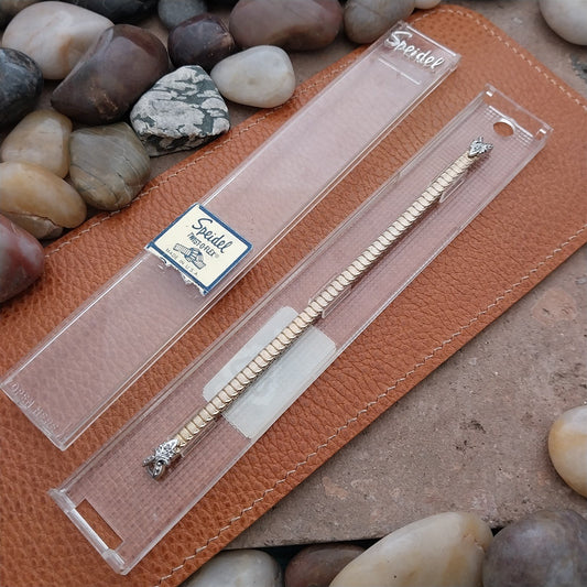 Ladies Yellow Gold RGP & Diamond Speidel Twist-O-Flex Cocktail Watch Band