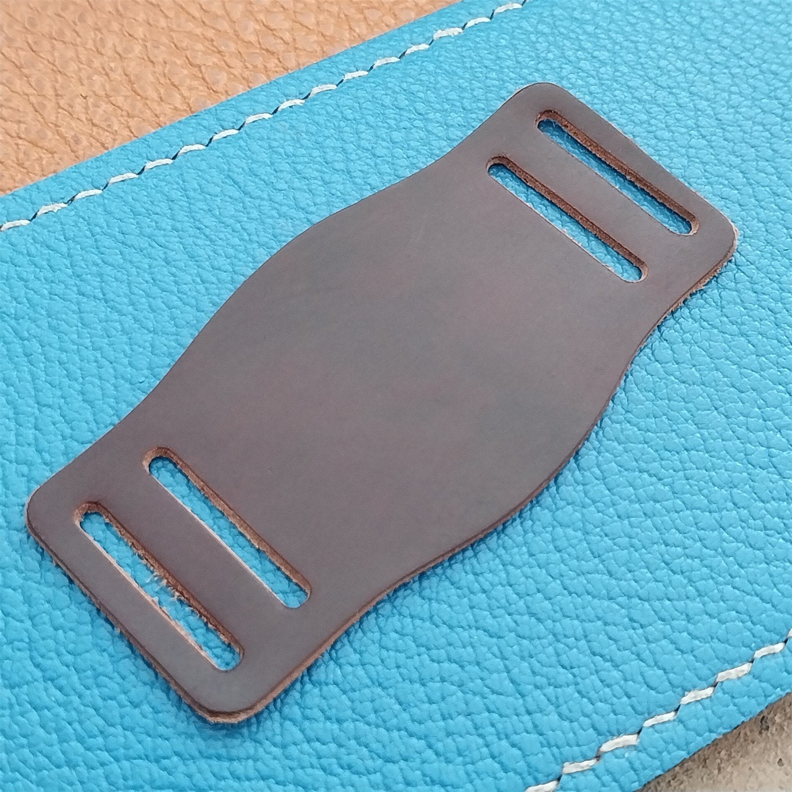 18mm Vintage Style Brown Shell Cordovan Bund Pad – VintageWatchbands.com