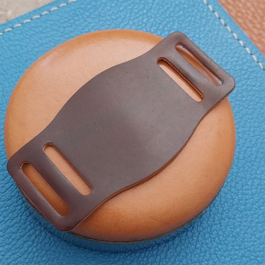 17mm 18mm 19mm Vintage Style Brown Shell Cordovan Bund Pad