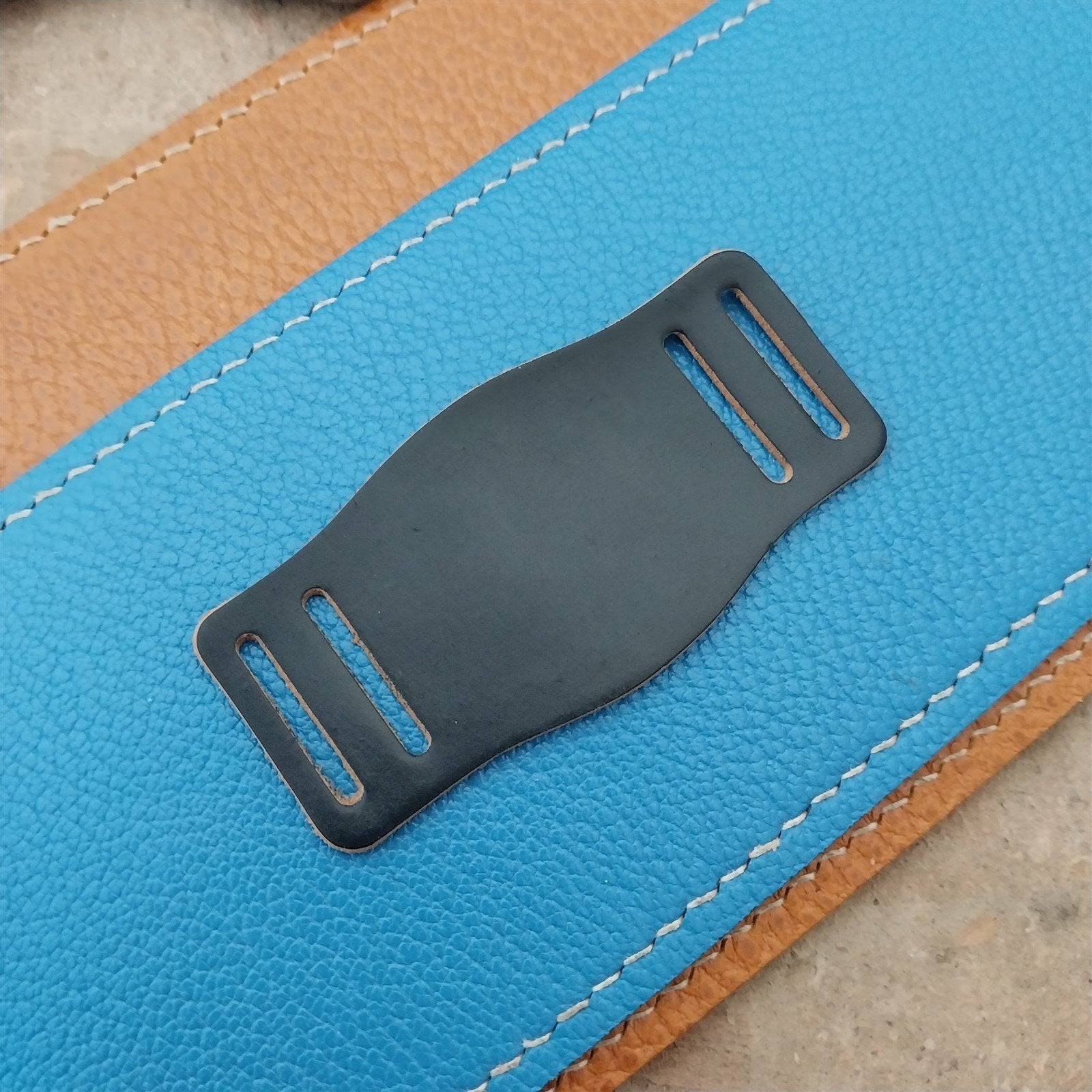 18mm Vintage Style Black Shell Cordovan Bund Pad – VintageWatchbands.com