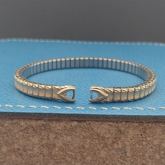 Vintage Ladies Rolled Gold Plate Speidel Unused Classic Cocktail Watch Band