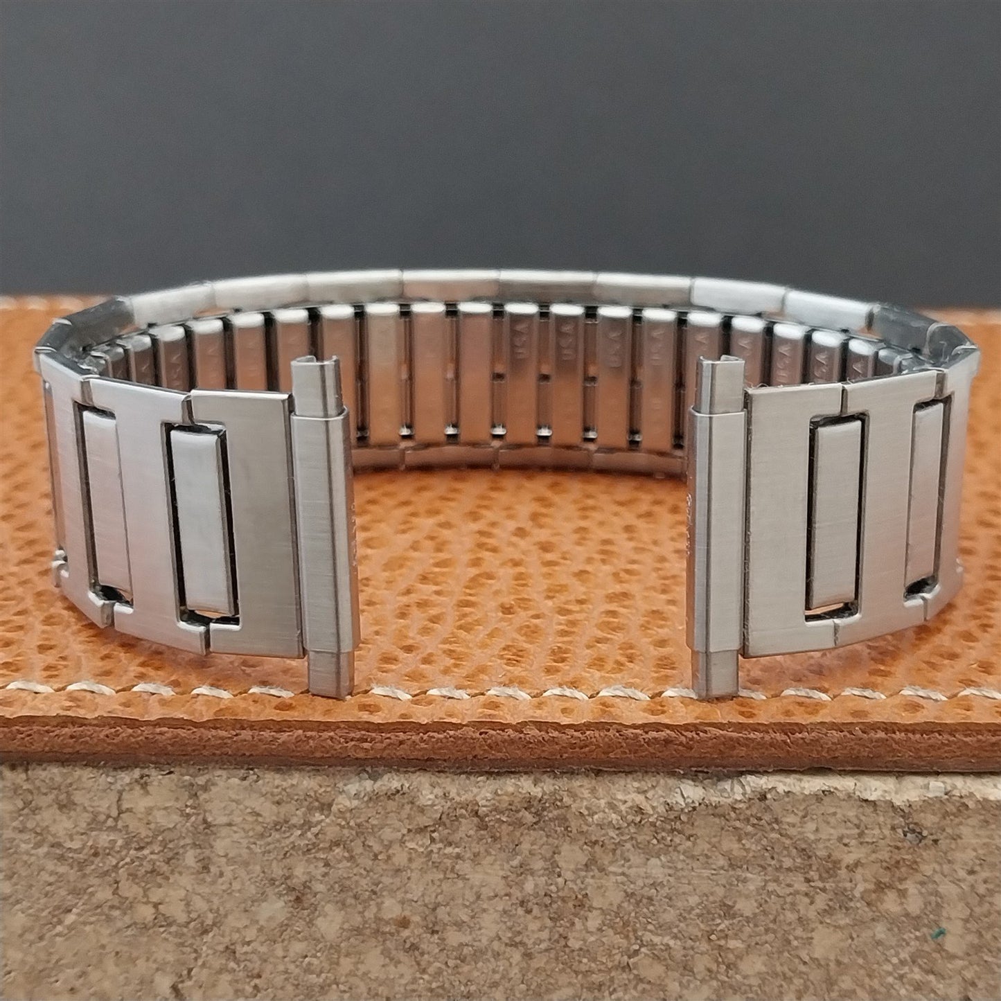 1970s Vintage Brushed Stainless Wide Speidel 18mm 20mm 22mm Unused Watch Band