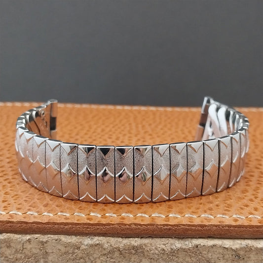 5/8" 1950s Vintage Foster Stainless Steel Classic Stretch Unused Watch Band