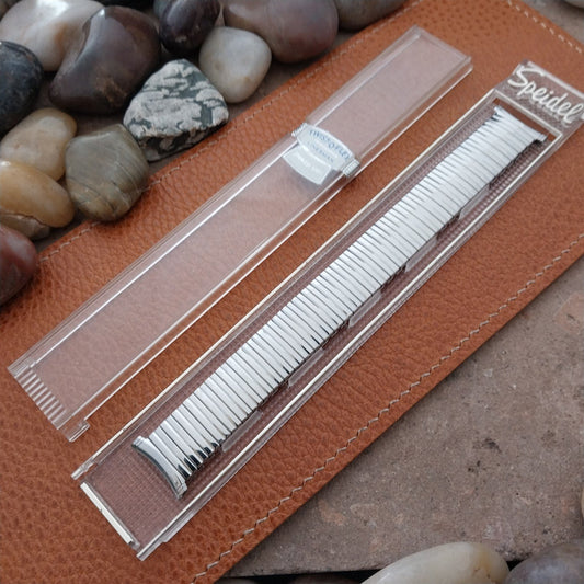 Vintage 19mm 18mm 17mm 16mm Stainless 1969 Speidel Linesman Unused Watch Band