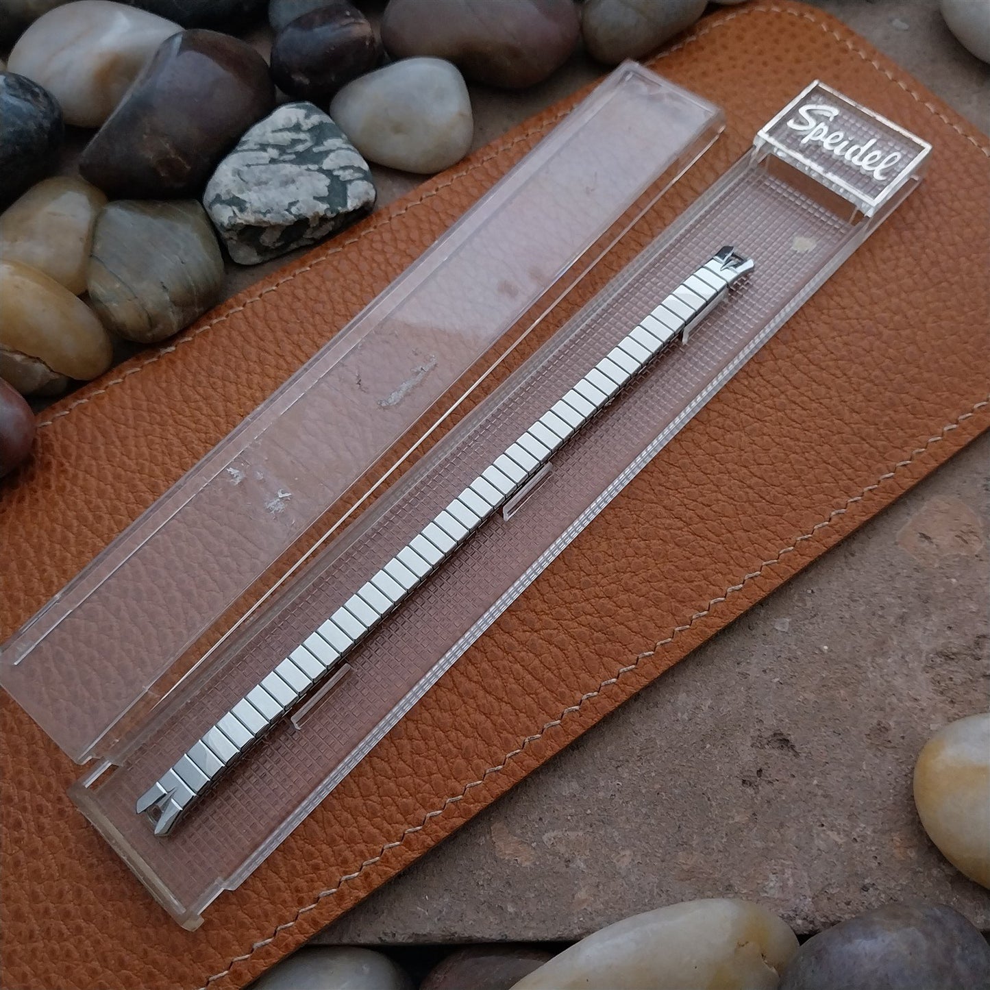 Vintage Speidel Ladies Classic Stretch Unused Stainless Cocktail Watch Band