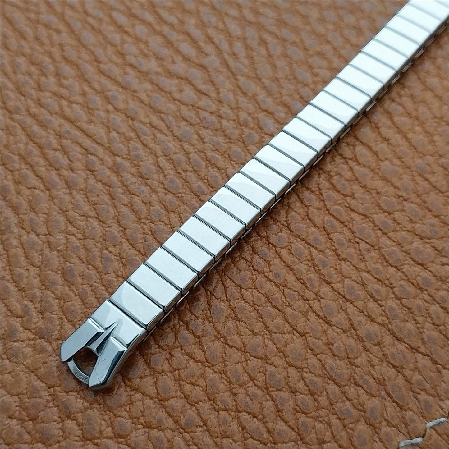 Vintage Speidel Ladies Classic Stretch Unused Stainless Cocktail Watch Band
