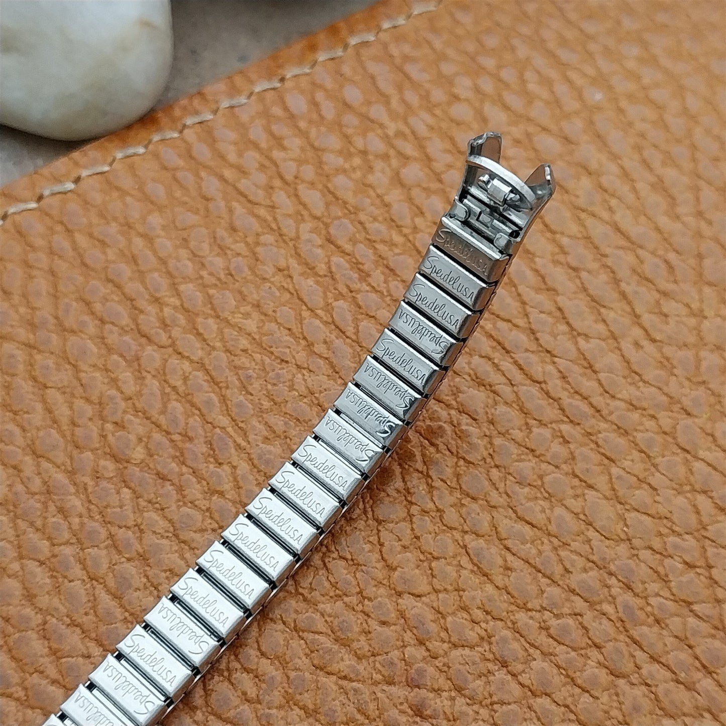 Vintage Speidel Ladies Classic Stretch Unused Stainless Cocktail Watch Band