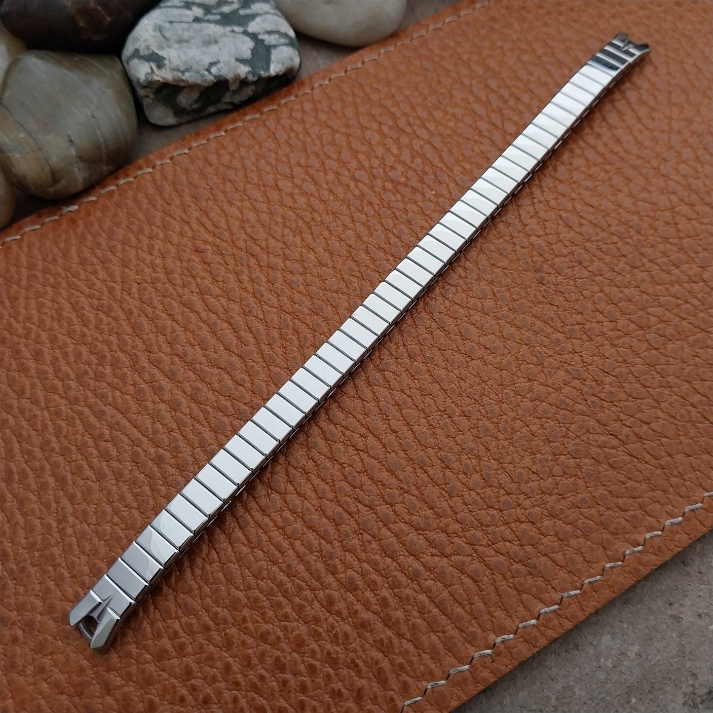 Vintage Speidel Ladies Classic Stretch Unused Stainless Cocktail Watch Band