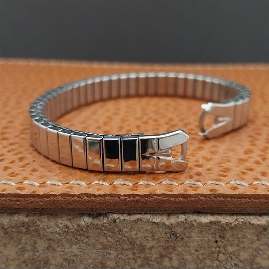 Vintage Speidel Ladies Classic Stretch Unused Stainless Cocktail Watch Band