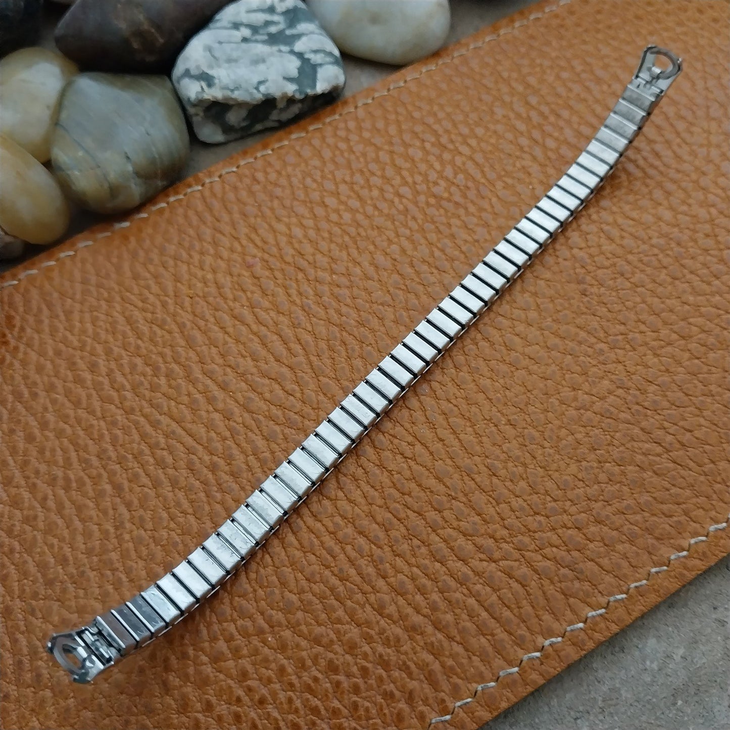 Vintage Speidel Ladies Classic Stretch Unused Stainless Cocktail Watch Band