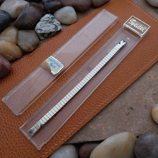 Vintage Speidel Ladies Classic Stretch Unused Stainless Cocktail Watch Band
