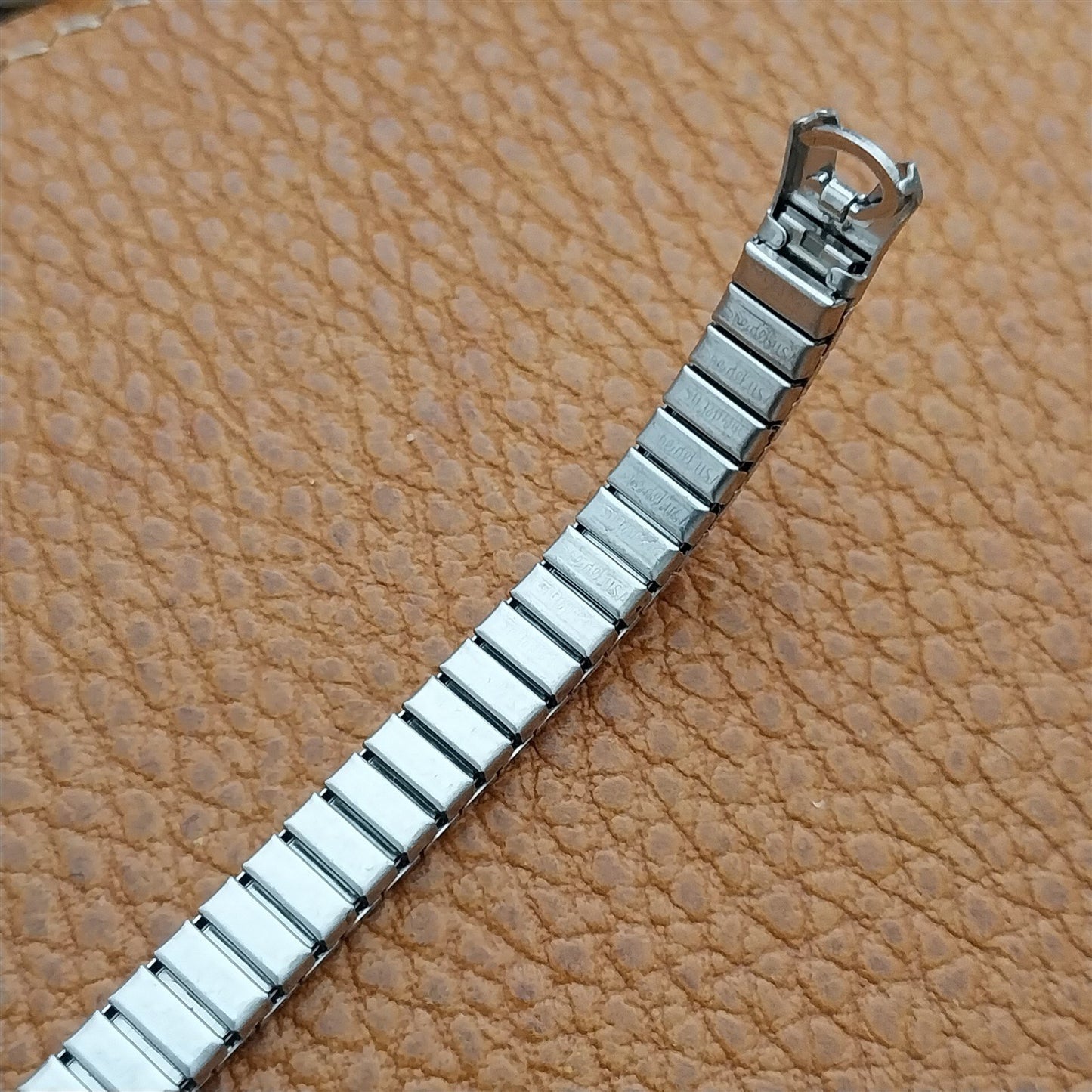 Vintage Speidel Ladies Classic Stretch Unused Stainless Cocktail Watch Band