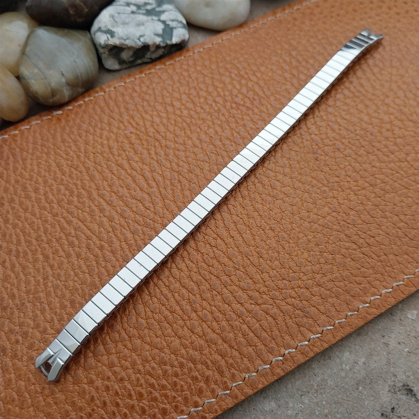 Vintage Speidel Ladies Classic Stretch Unused Stainless Cocktail Watch Band