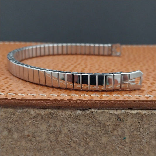 Vintage Speidel Ladies Classic Stretch Unused Stainless Cocktail Watch Band