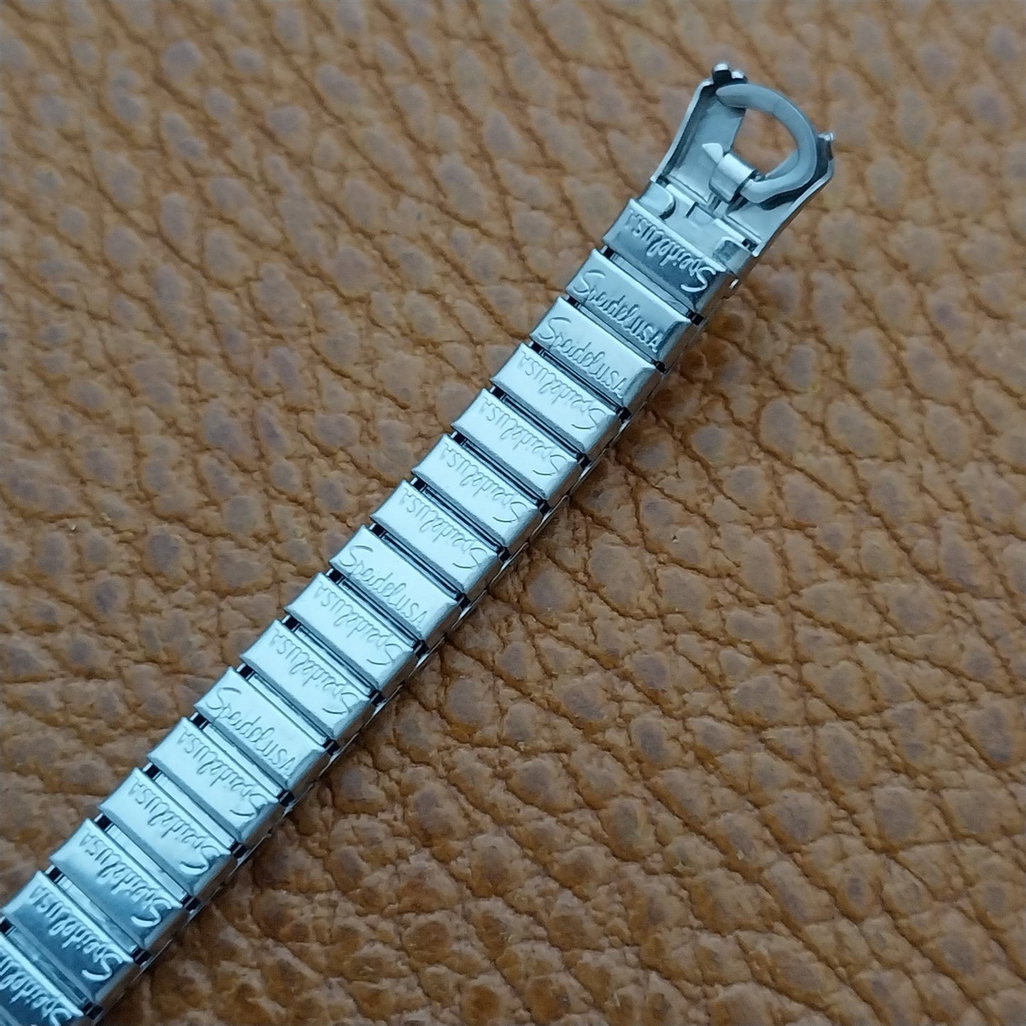 Vintage Speidel Ladies Classic Stretch Unused Stainless Cocktail Watch Band