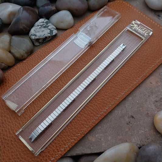 Vintage Speidel Ladies Classic Stretch Unused Stainless Cocktail Watch Band