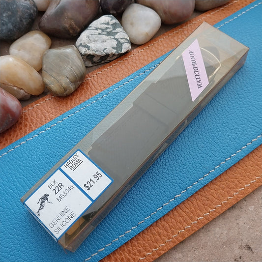 22mm Hadley Roma Black Genuine Silicone Diver Unused Watch Band