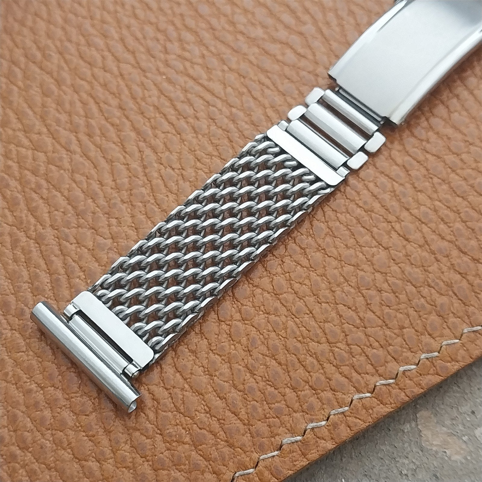 Vintage 20mm 19mm 18mm Venex Stainless Steel Mesh Unused Classic Watch Band