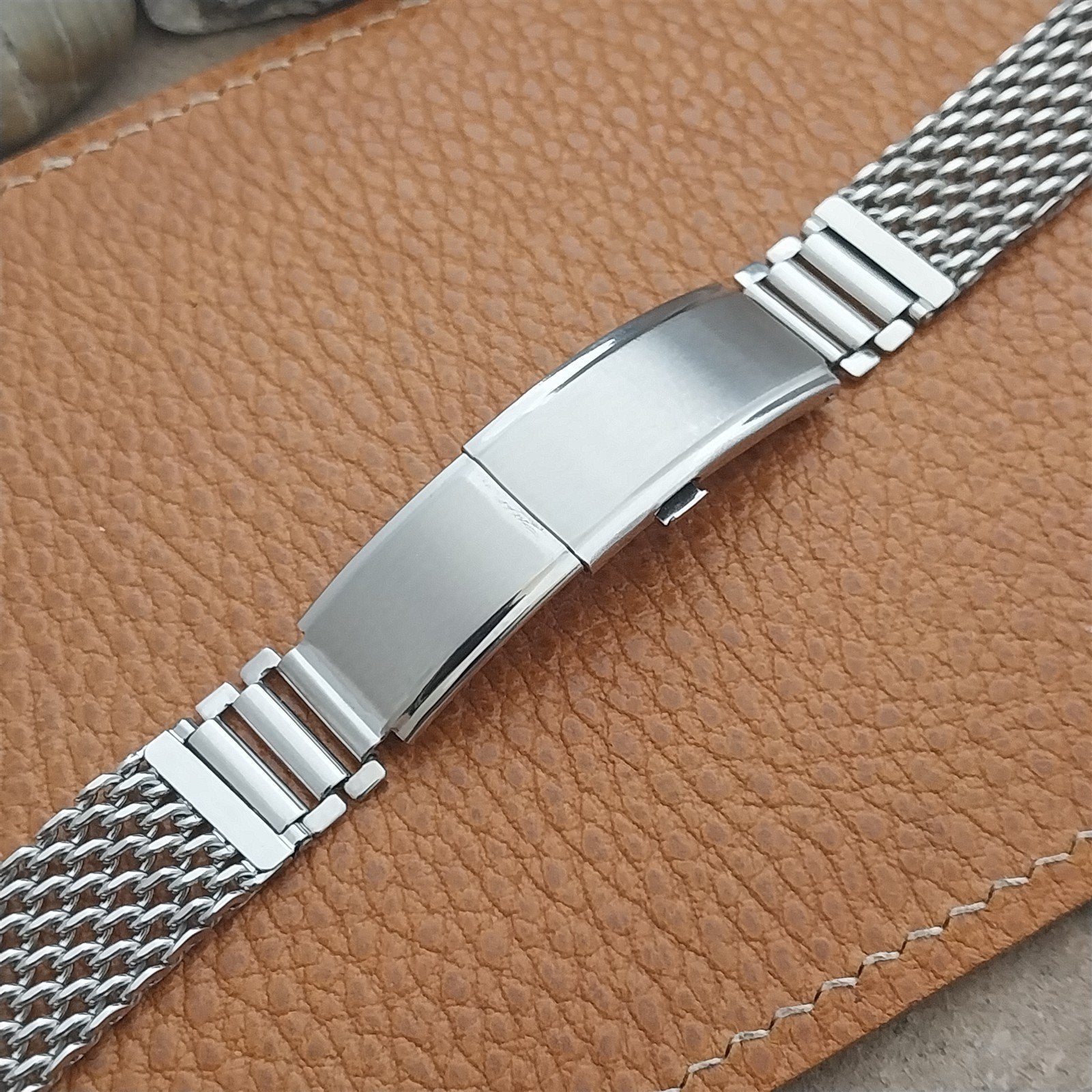 Vintage 20mm 19mm 18mm Venex Stainless Steel Mesh Unused Classic Watch Band