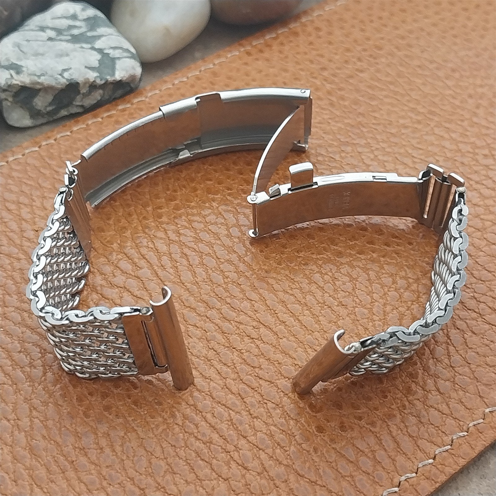 Vintage 20mm 19mm 18mm Venex Stainless Steel Mesh Unused Classic Watch Band