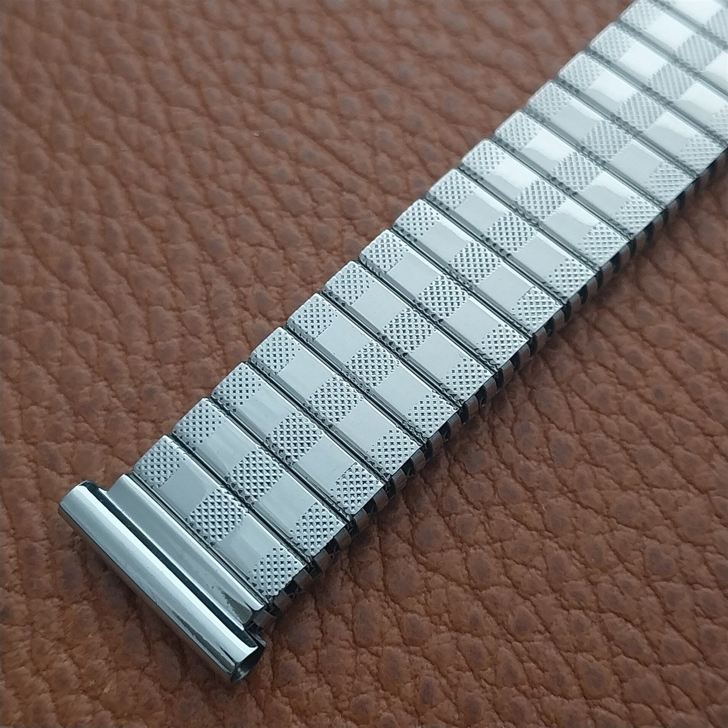 1950s Vintage Stainless Steel Classic Stretch Unused nos German Watch Band