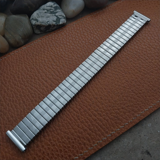 1950s Vintage Stainless Steel Classic Stretch Unused nos German Watch Band