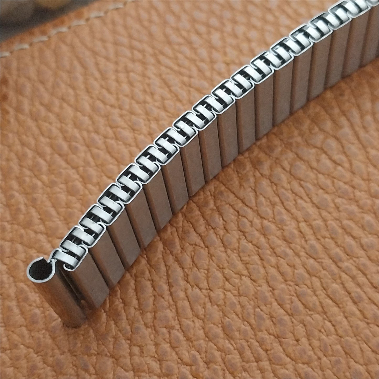 1950s Vintage Stainless Steel Classic Stretch Unused nos German Watch Band