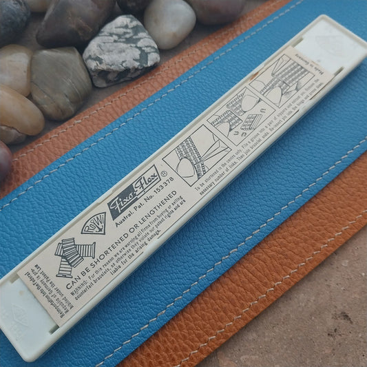 Vintage Yellow Gold RGP Rowi Fixo-Flex Classic Stretch Unused nos Watch Band