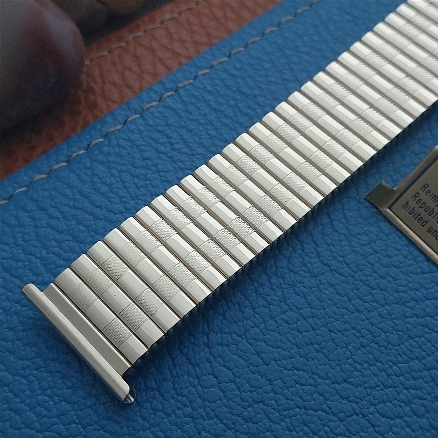 Vintage Yellow Gold RGP Rowi Fixo-Flex Classic Stretch Unused nos Watch Band