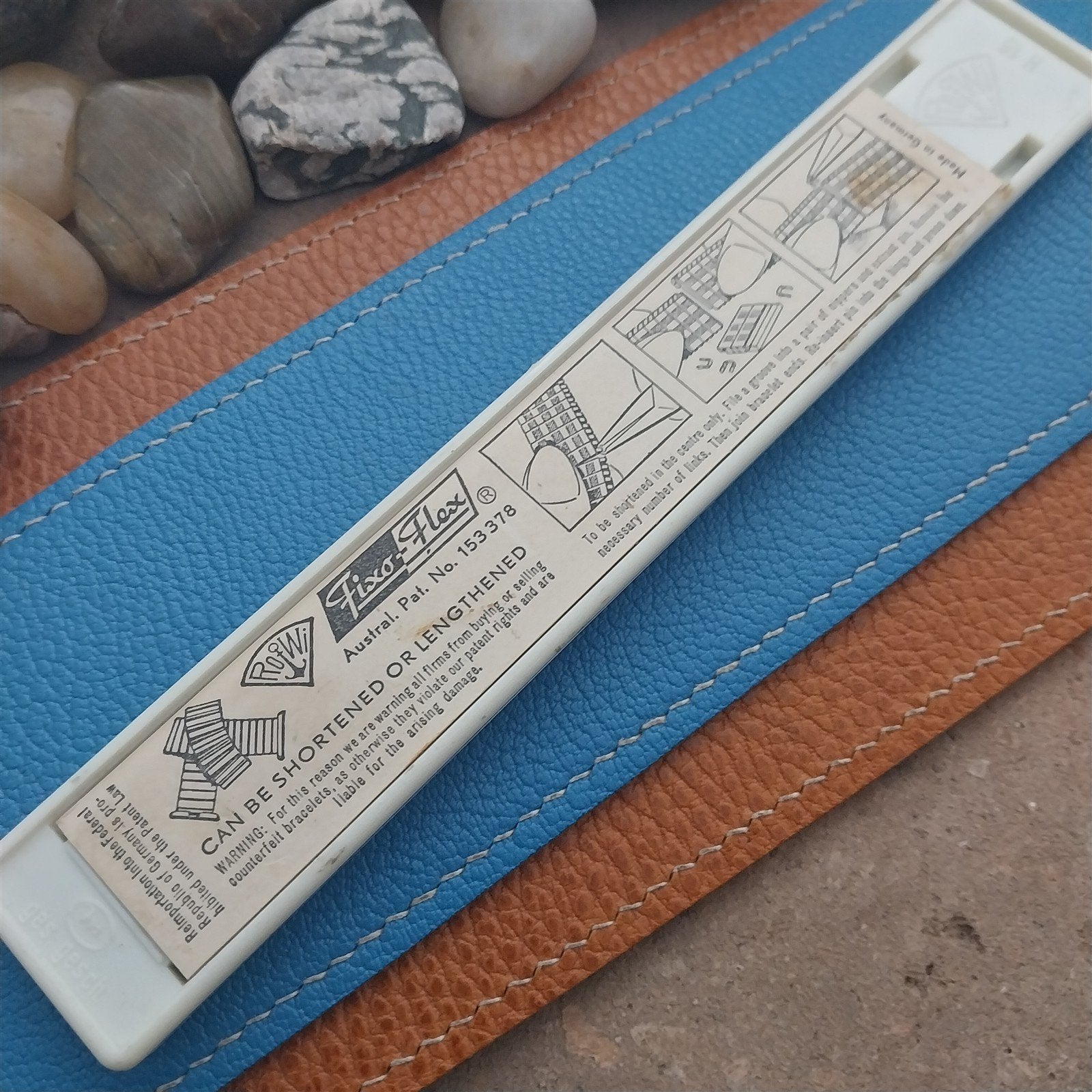 Rose Gold RGP Rowi Fixo-Flex Classic Stretch Unused nos Vintage Watch Band