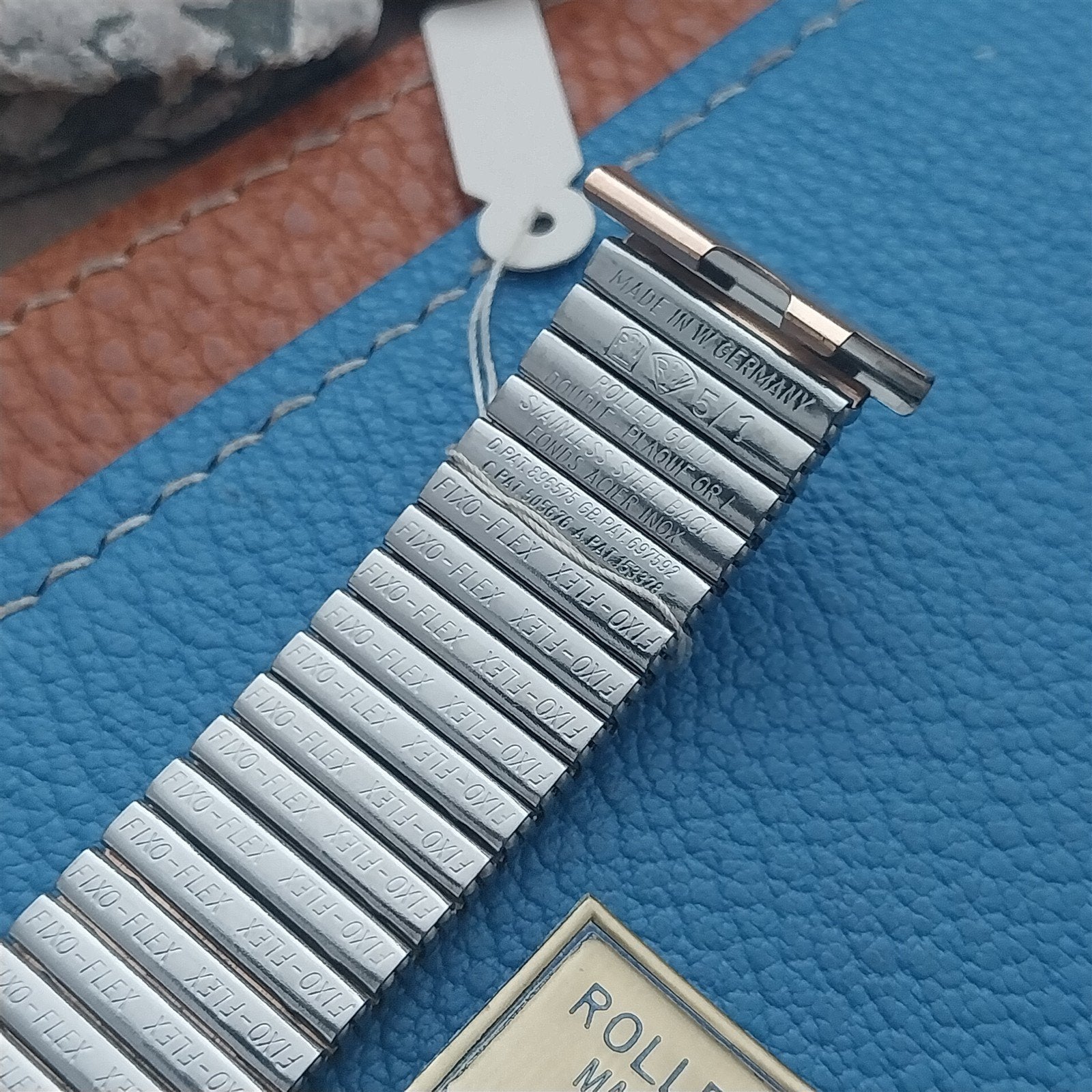 Rose Gold RGP Rowi Fixo-Flex Classic Stretch Unused nos Vintage Watch Band