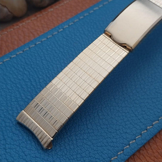 18mm Topps Yellow Gold-Tone Unused nos 1960s-1970s Vintage Watch Band