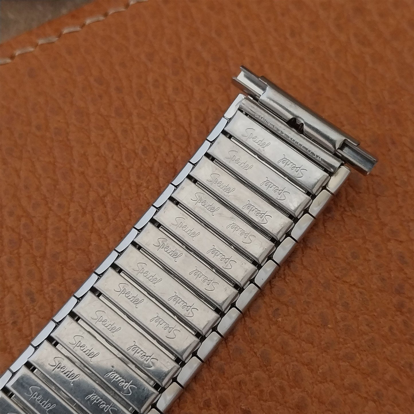 22mm 20mm Speidel Vintage Wide Stainless Steel Short Expansion nos Watch Band