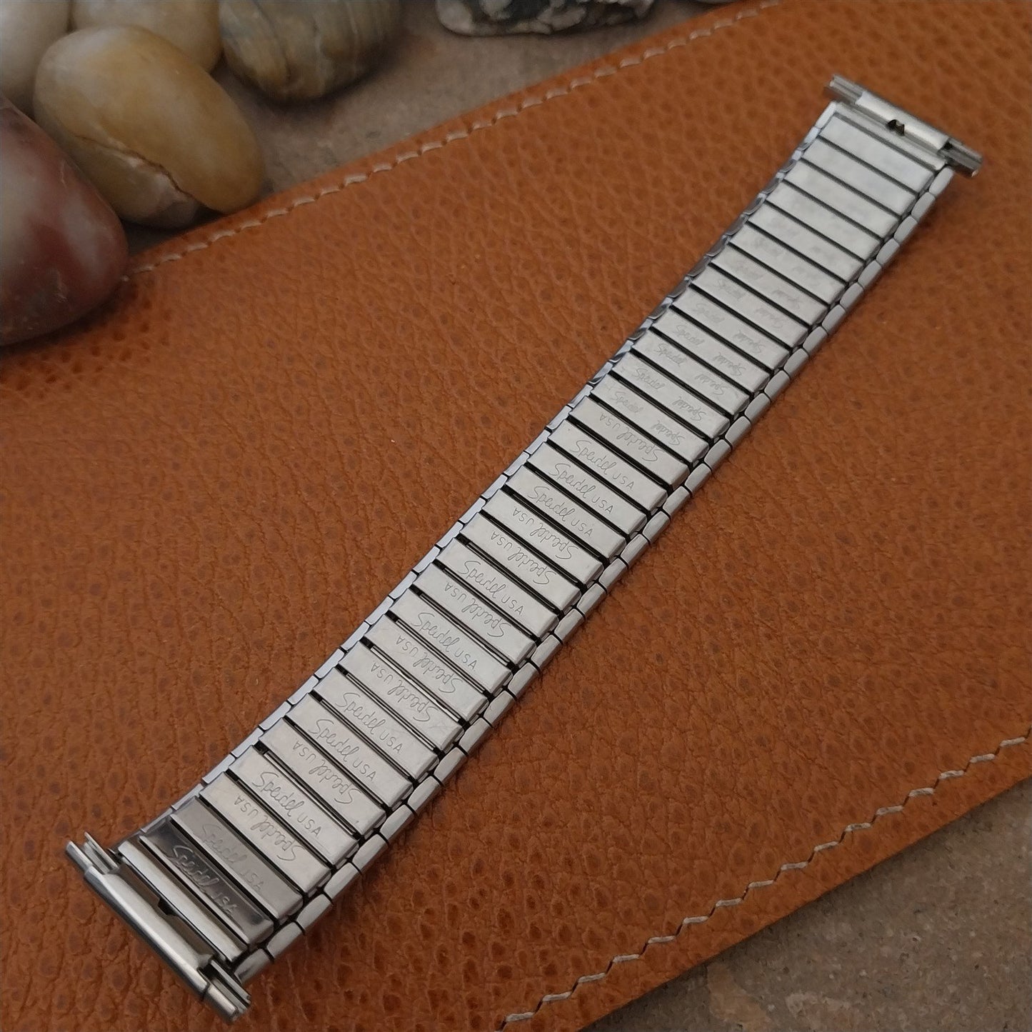22mm 20mm Speidel Vintage Wide Stainless Steel Short Expansion nos Watch Band