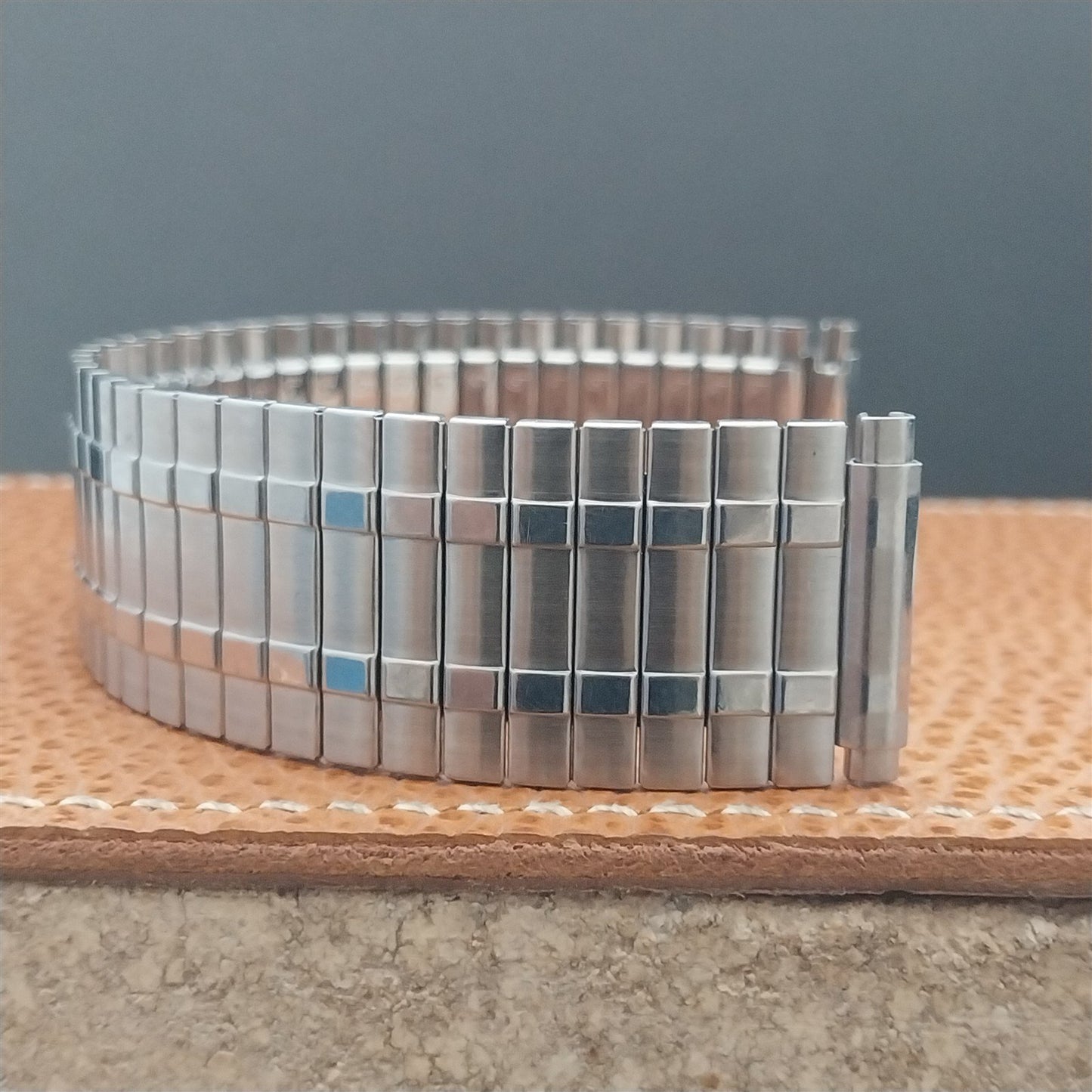 Vintage Wide Stainless Steel Classic Stretch 19mm 20mm 22mm Unused Watch Band